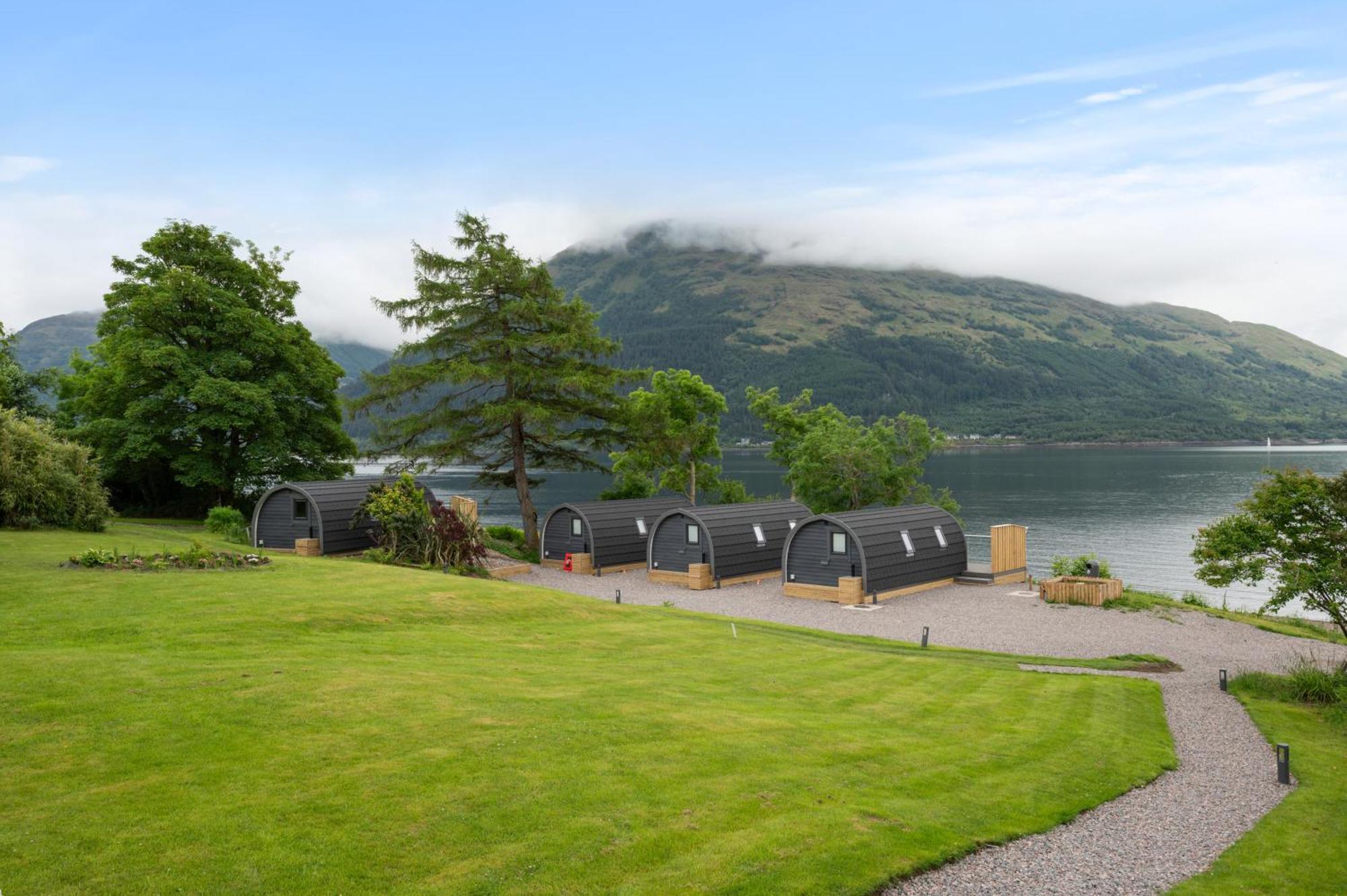 Onich Hotel & Lochside Beach Pods Exteriör bild